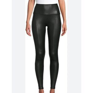 Time and tru black faux leather legging nwot